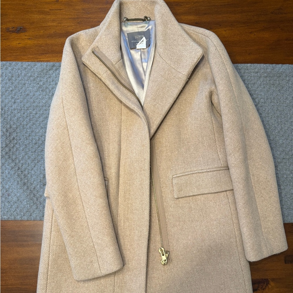 J. Crew Tan Trench Coat